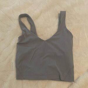 Selling a gray LULULEMON align tank in size 0